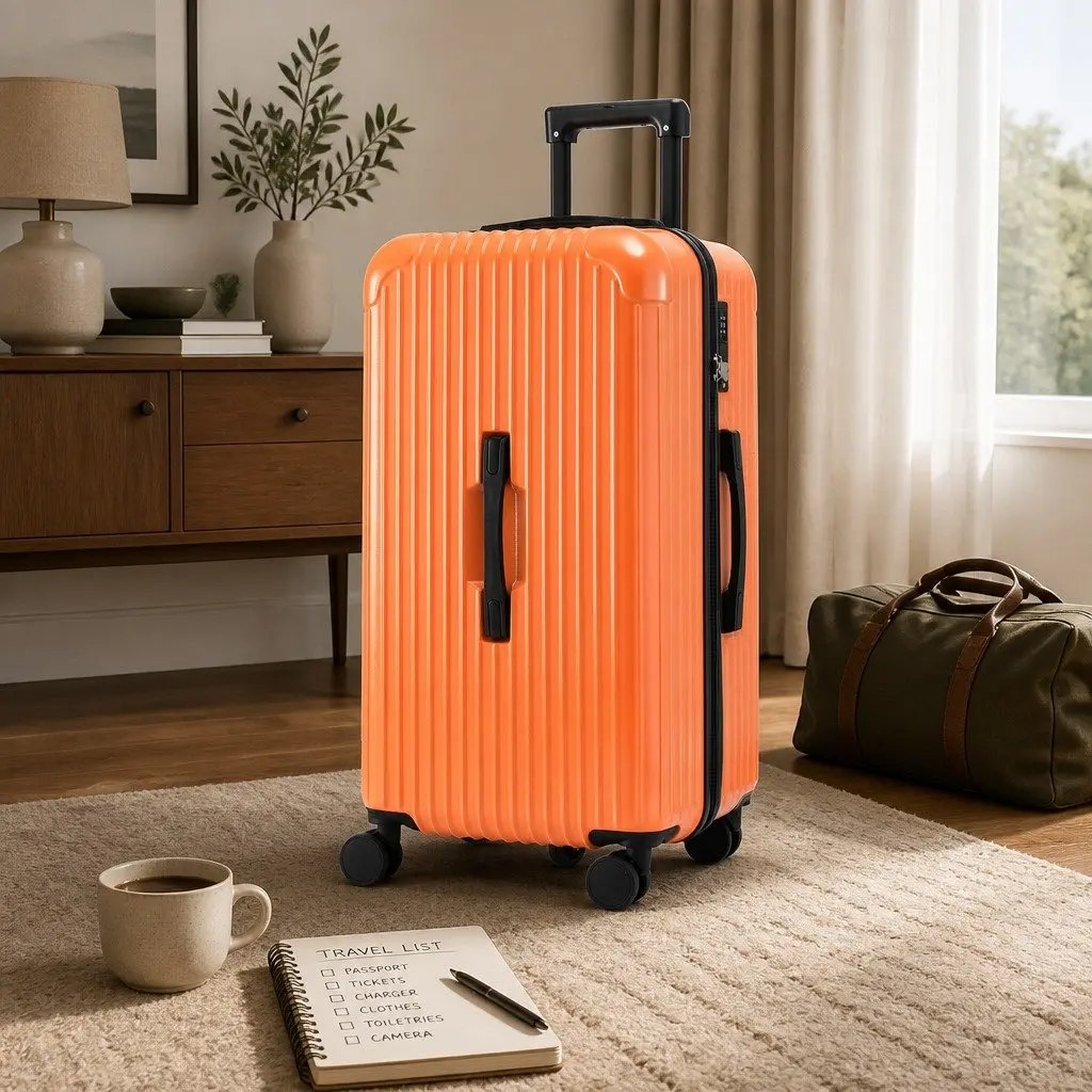 28" Trunk Luggage Suitcase with TSA Lock