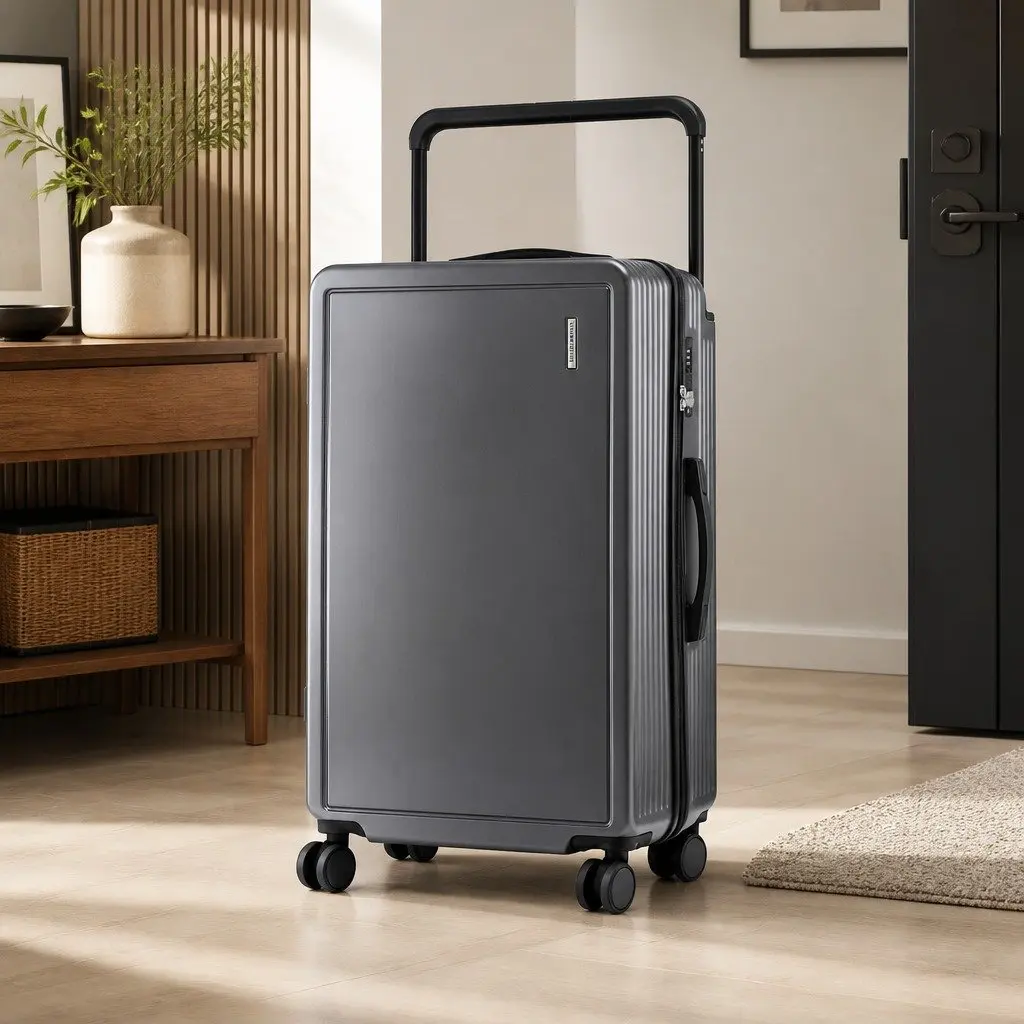 28 Inch Travel Suitcase with TSA Lock Grey