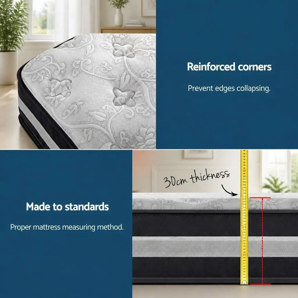 30cm King Size Mattress for Optimal Comfort
