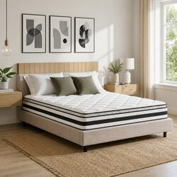 21cm Queen Mattress: Firm Support with Soft Comfort