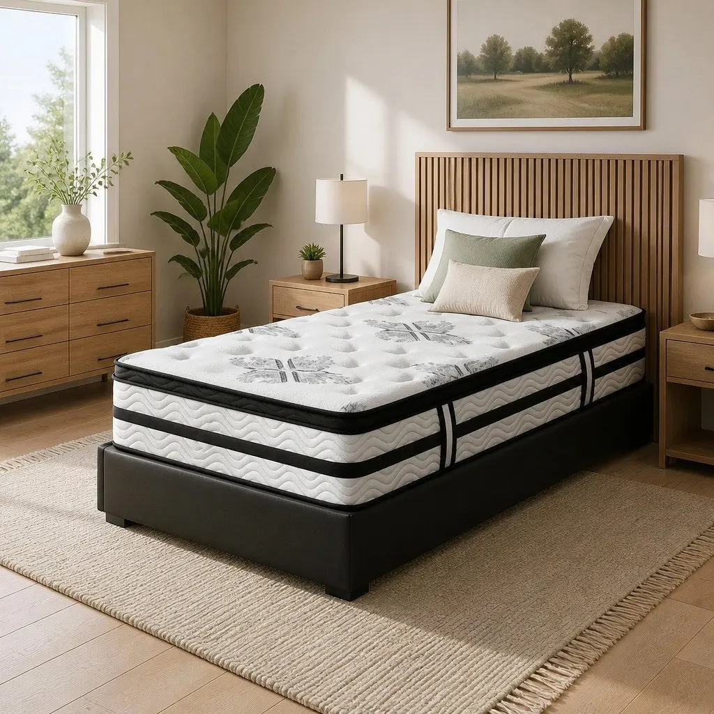 Single Mattress 34cm Medium Firm Support