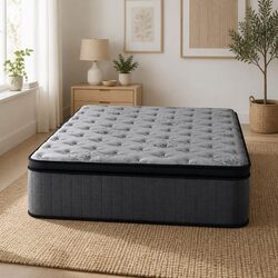 Compact 34cm Euro Top Pocket Spring Mattress