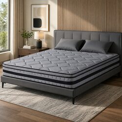 Compact and Comfortable 34cm Hybrid Mattress