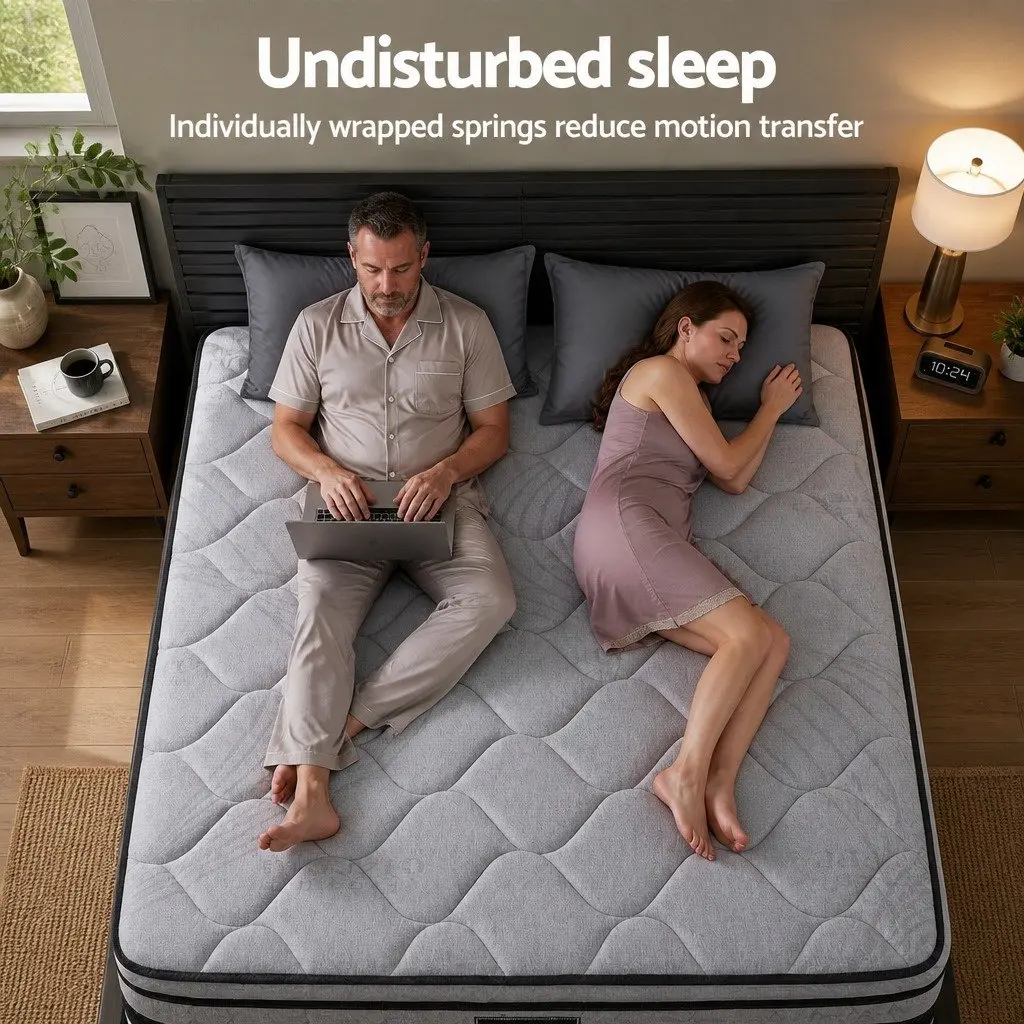 34cm King Size Hybrid Mattress with Firm Support