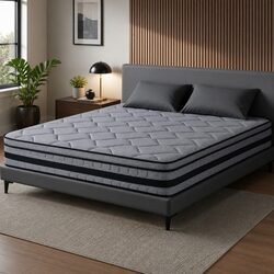 34cm Queen Mattress: Hybrid Pocket Spring Design