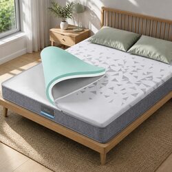 Double Mattress 23cm Pocket Spring Reversible Foam Adjustable Firmness Medium