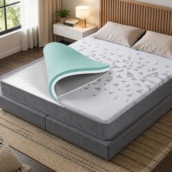 Concise Double Mattress with Pocket Springs and Foam Layers