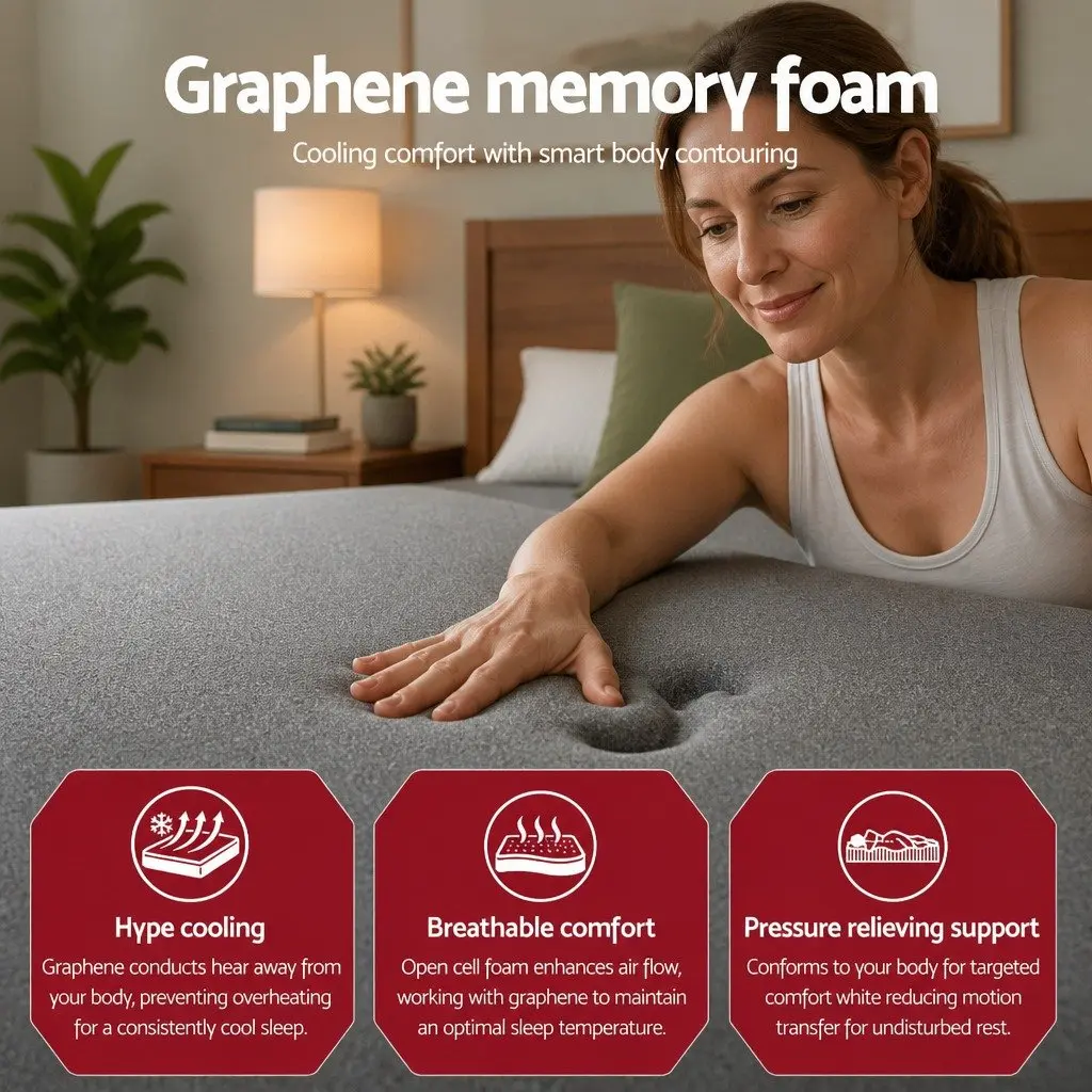 35cm Double Mattress with Graphene Foam Layer