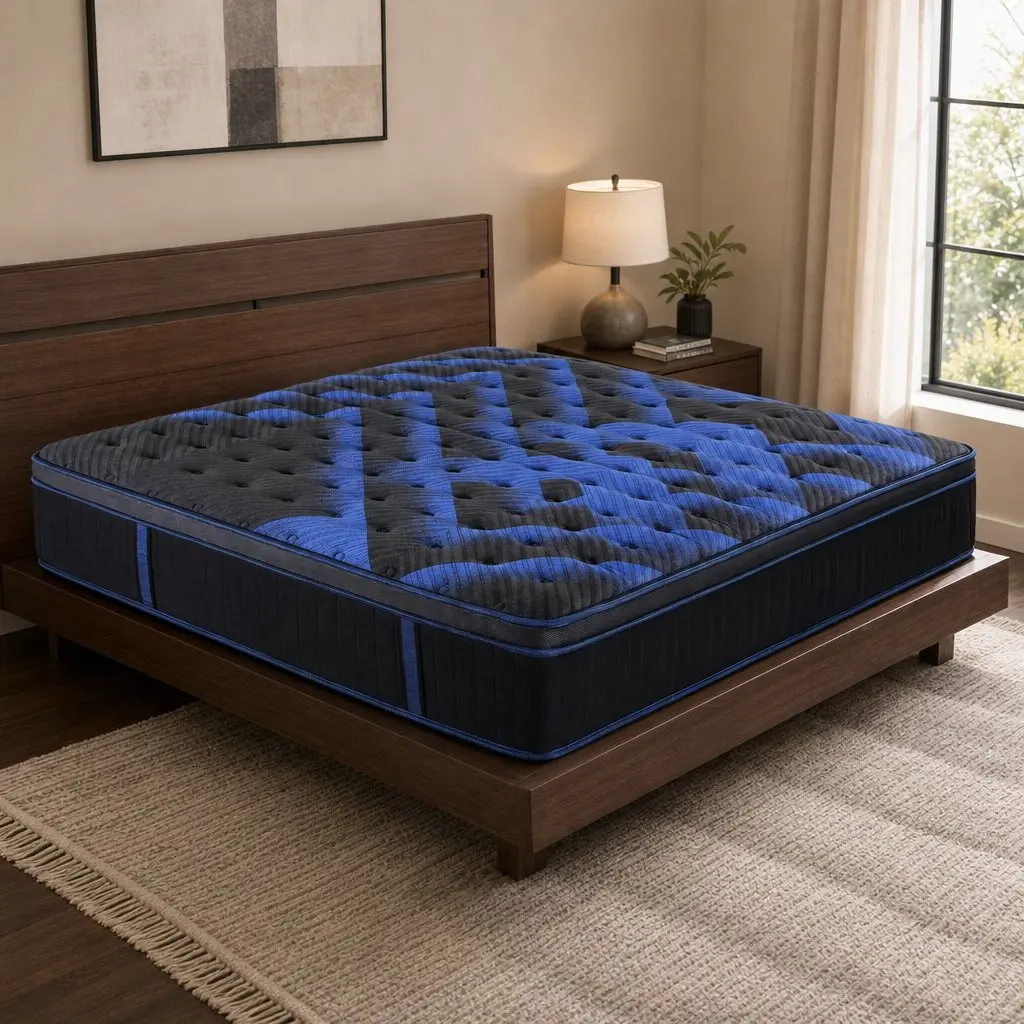 Double Hybrid Mattress 34cm Cooling Gel Memory Foam
