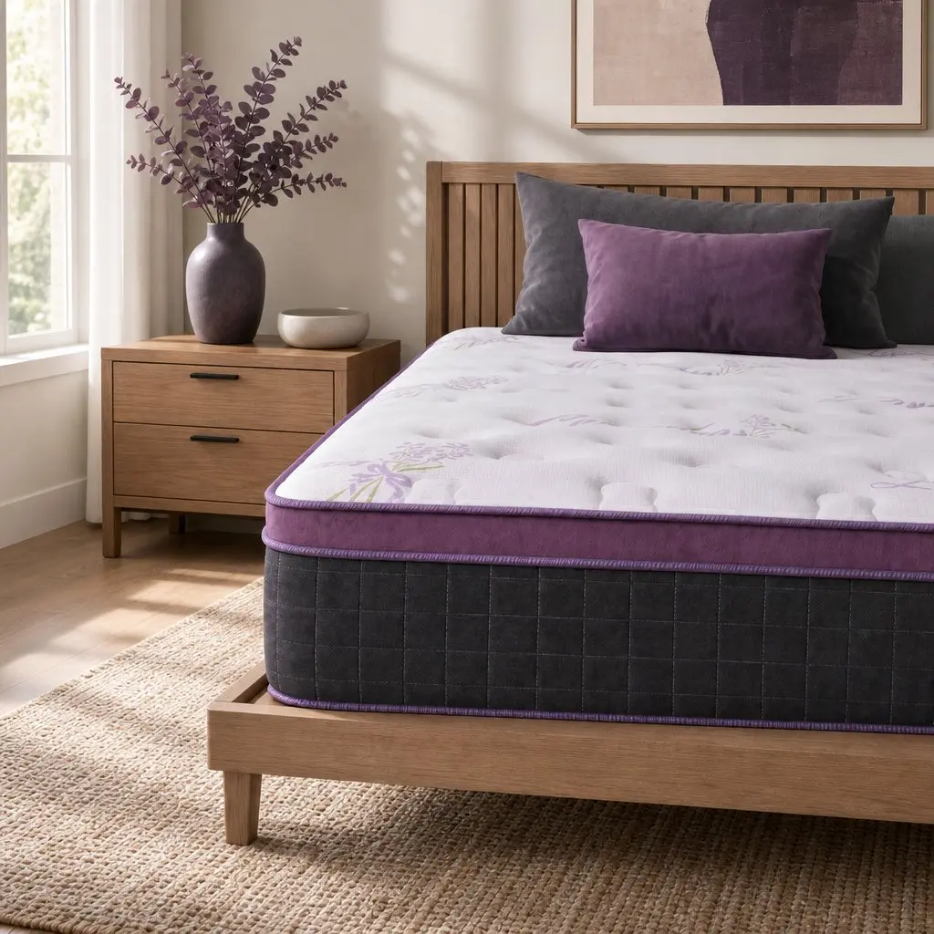 King Single Mattress Firm Euro Top Pocket Spring Edge Support 35cm Thick
