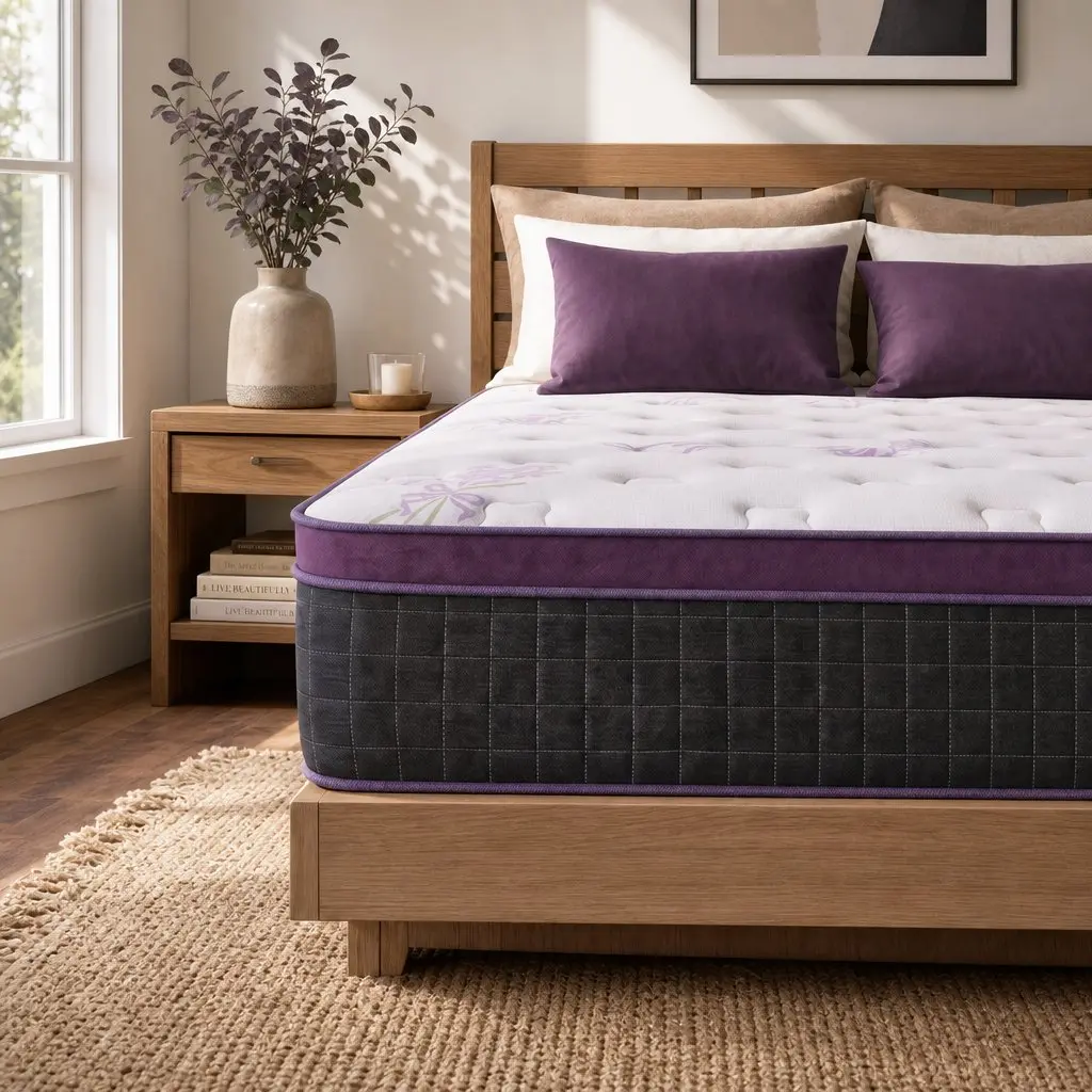 King Size Mattress Euro Top Firm Pocket Spring Edge Support 35cm Thick