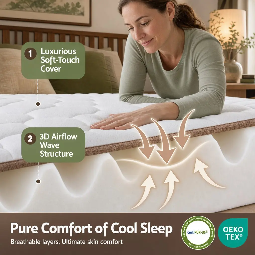 King Single Mattress White 20cm Firm Pocket Spring Support