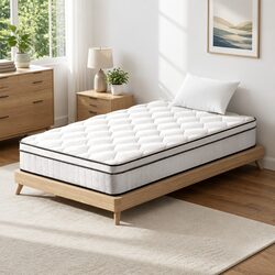 Compact King Single Mattress: 22cm Euro Top Comfort