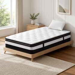 Concise Comfort: 30cm King Single Mattress