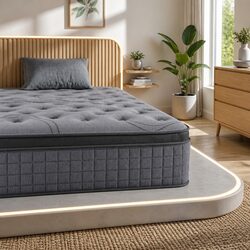 33cm King Single Mattress - Short and Strong