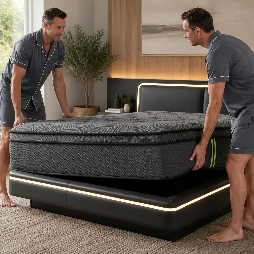 King Mattress 34cm Hybrid Pocket Spring Gel Memory Foam 5-Zone Pressure Relief