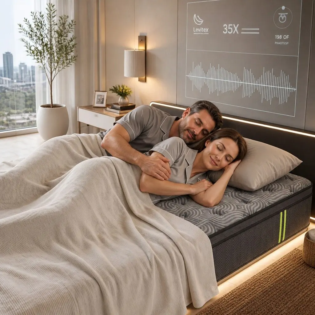 King Mattress 34cm Hybrid Pocket Spring Gel Memory Foam 5-Zone Pressure Relief