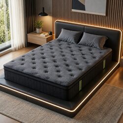 34cm Thick Queen Mattress with Ergonomic Support