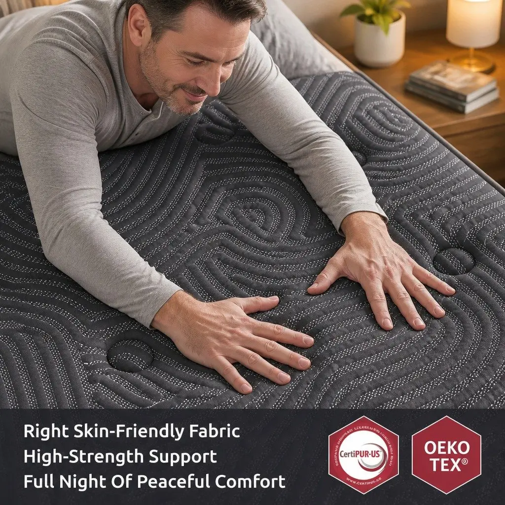 34cm Thick Queen Mattress with Ergonomic Support