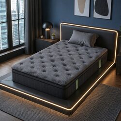 34cm High-Quality Pocket Spring Single Mattress