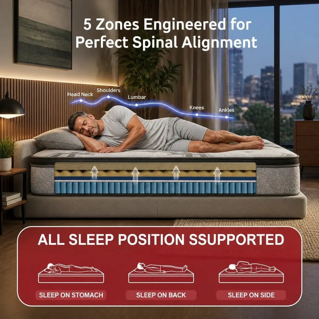 34cm King Single Mattress
