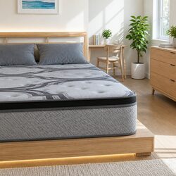 Double Mattress with 34cm Thickness and Firm Support