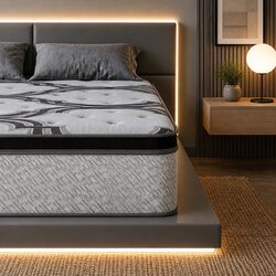 Compact and Comfortable: 34cm Hybrid Queen Mattress