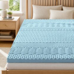 Concise King Size 7-Zone Memory Foam Topper 5cm Thick