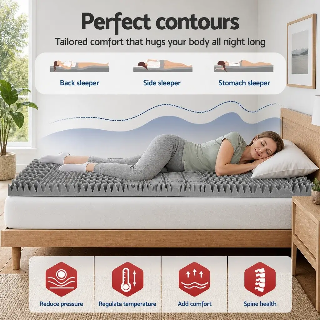 8cm Memory Foam Mattress Topper with Graphite Infusion
