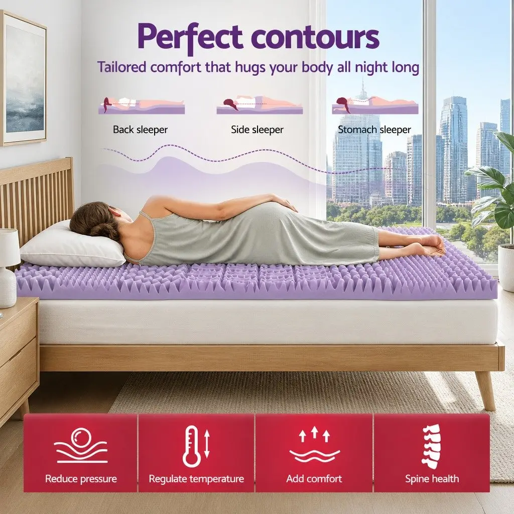 Lavender Memory Foam Topper