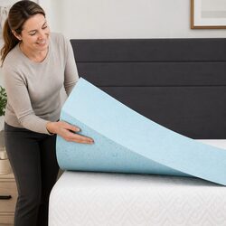 5cm Cool Gel Mattress Topper King Single – Short and Sweet