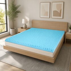 8cm Double Memory Foam Topper for Relaxing Nights