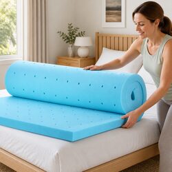 5cm Gel Memory Foam Topper for Restful Nights
