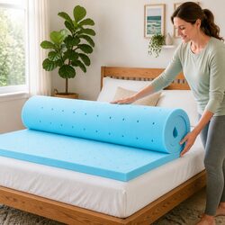 Your Comfort Awaits with a 5cm Gel Memory Foam Topper