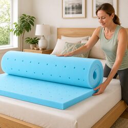 Concise Comfort: King Memory Foam Mattress Topper