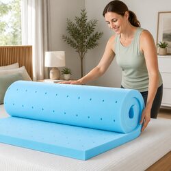 Concise Comfort with the 5cm Memory Foam Mattress Topper