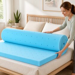 Comfortable Memory Foam Topper for Your Queen Bed, 8cm Thick