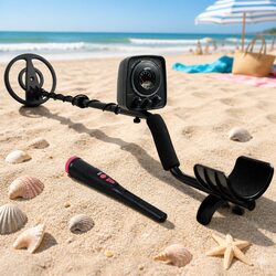Metal Detector Pinpointer Kit 160MM Deep Search Waterproof Treasure Hunting