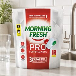 Dishwasher Tablets Lemon Fresh 44 Pack Pro Performance Grease Cutting Clean