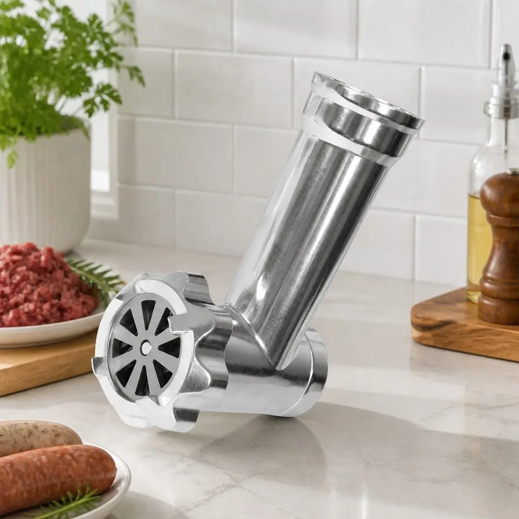 Electric Meat Grinder Mincer Red 800W Three Grinding Options