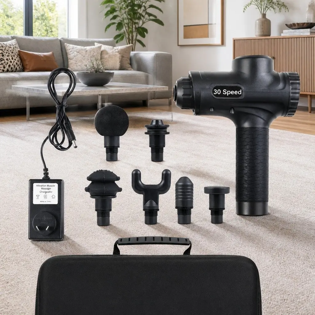 Massage Gun with Adjustable Speeds