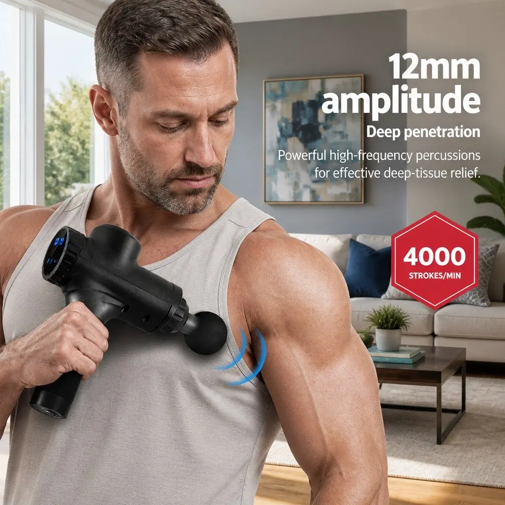 Massage Gun with Adjustable Speeds