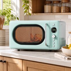 Compact 20L Microwave Oven with Digital Features