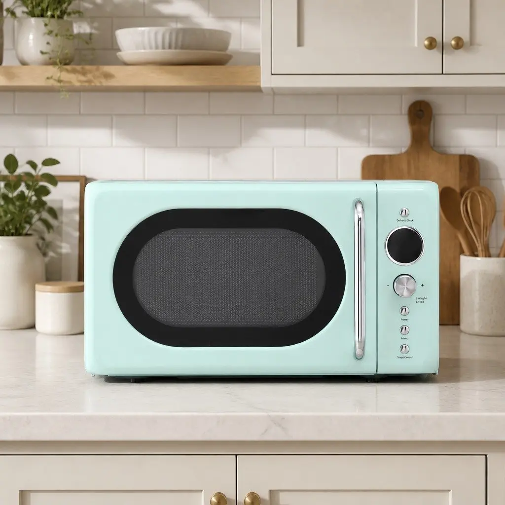 Microwave Oven Green 20L Digital Control 700W LED Display