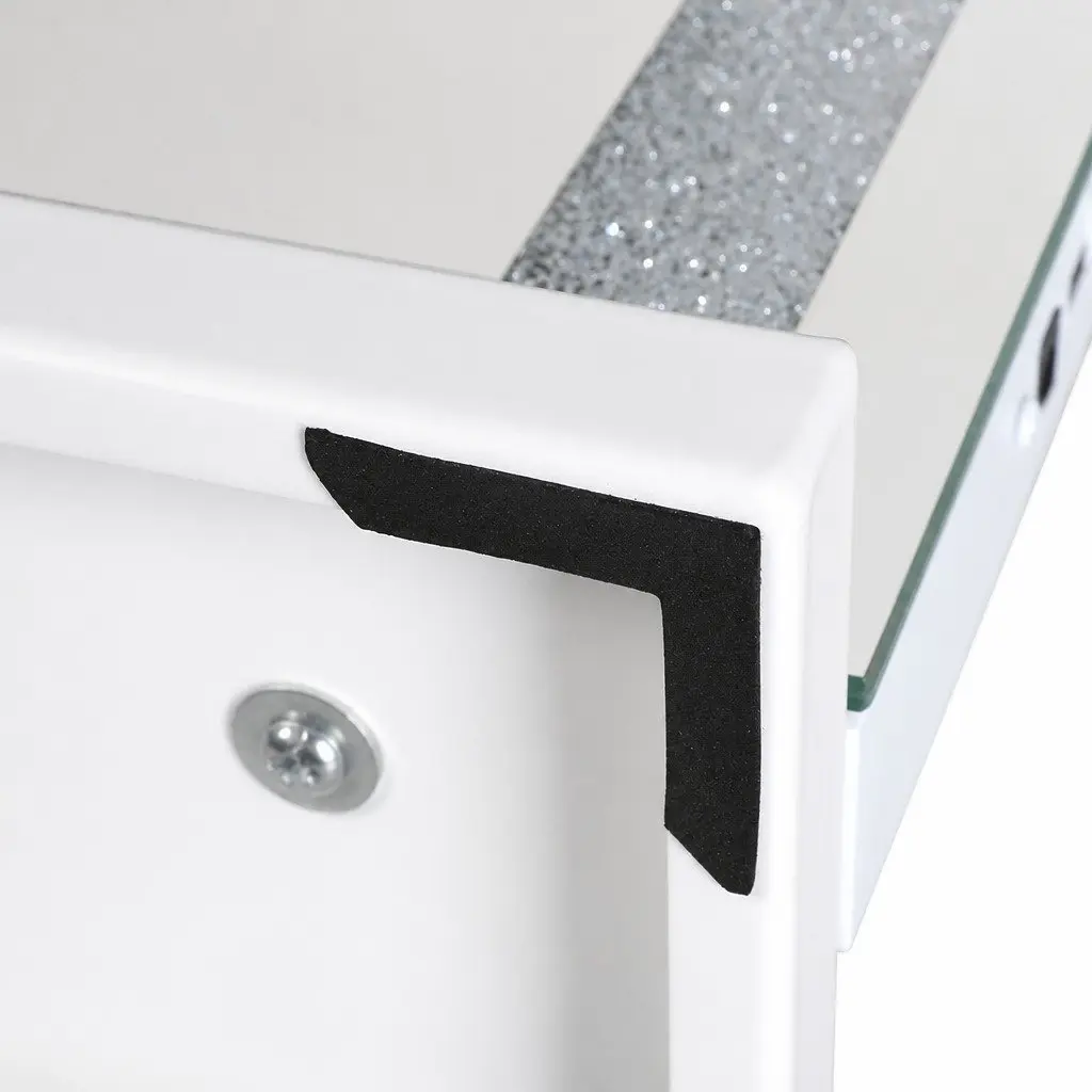 Makeup Vanity Mirror White 58cm Touch Control LED Light 5X Magnification USB Charging
