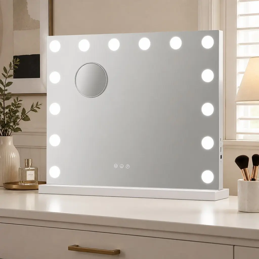 LED Vanity Makeup Mirror with Customizable Lighting