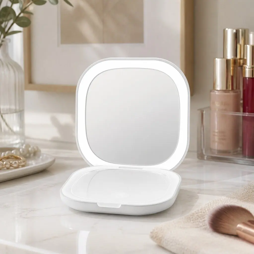 LED Makeup Mirror with Cordless Convenience