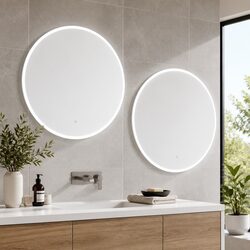 LED Bathroom Mirror 80cm - Bright and Efficient Design