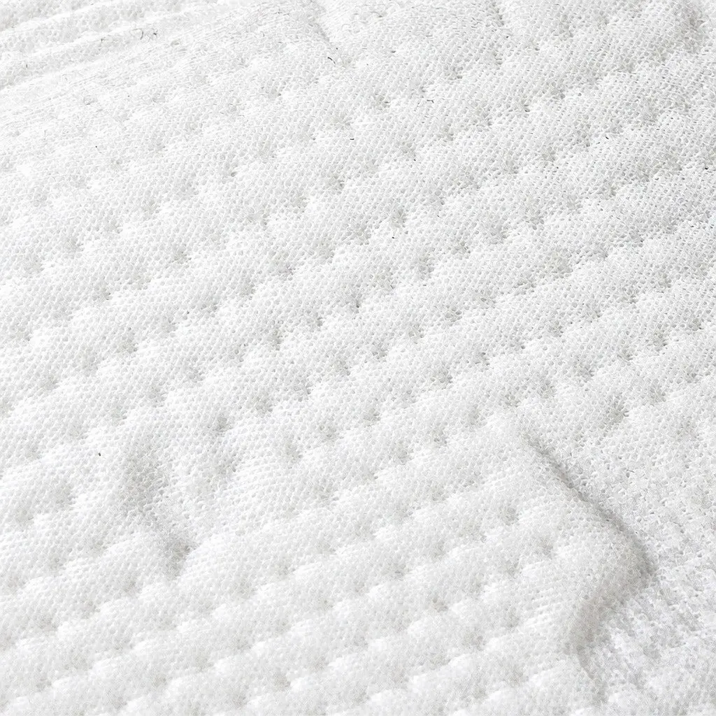 Memory Foam Mattress Topper White King Single 5cm Dual Layer Cooling Gel Bamboo