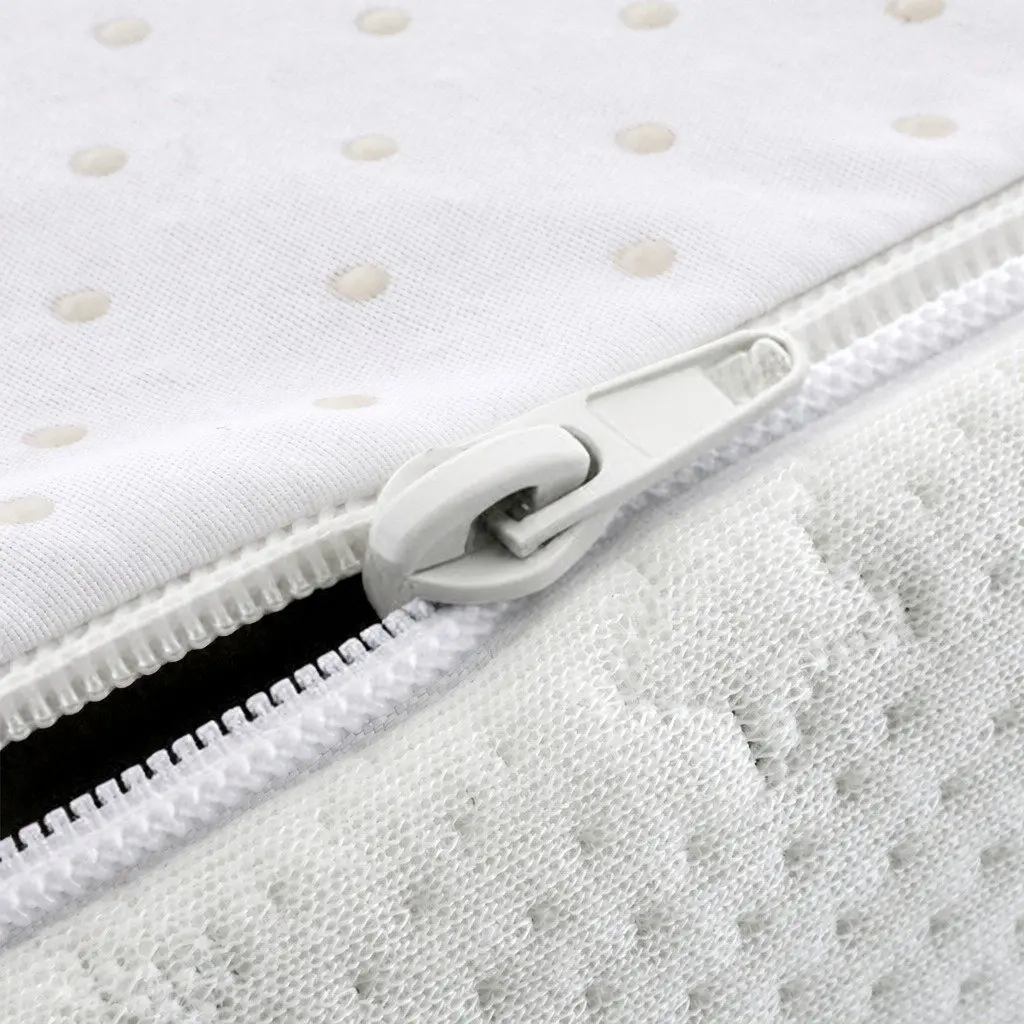 Memory Foam Mattress Topper White King Single 5cm Dual Layer Cooling Gel Bamboo